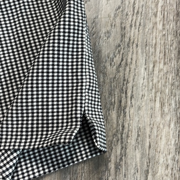 Zara Women’s Tartan Black and White Checkered Trousers, size small - Picture 8 of 12